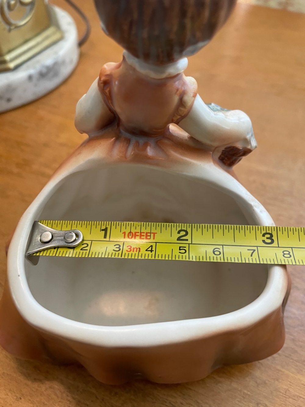 Vintage  Napcoware Girl in Ballroom Gown Ceramic Planter Small Figurine 1960’s - Picture 6 of 9